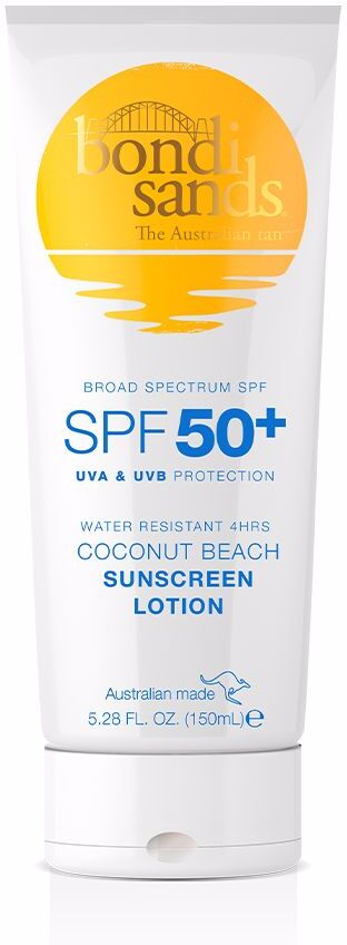 Photos - Sun Skin Care Bondi Sands SPF50+ water resistant 4hrs coconut beach sunscreen lotion 150