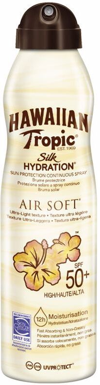 Photos - Sun Skin Care Hawaiian Tropic Silk Hydration air soft SPF50 spray 220 ml