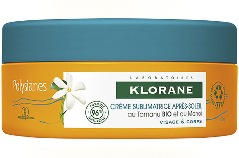 Photos - Sun Skin Care Klorane Polysianes Monoï Y Tamanu Bio crema sublime after sun 200 ml 