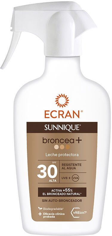 Photos - Sun Skin Care Ecran Sunnique tan+ spray gun SPF30 270 ml