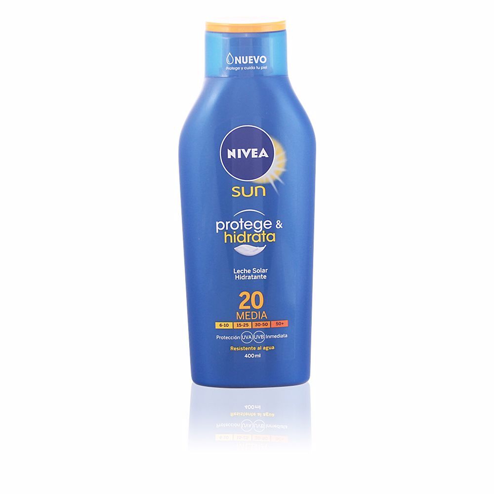 Photos - Sun Skin Care Nivea Sun PROTEGE&HIDRATA; leche SPF20 400 ml 