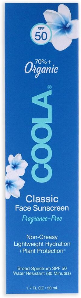 COOLA 1.7oz Classic Face Sunscreen Moisturizer SPF 50 - Fragrance-Free NoColor NoSize