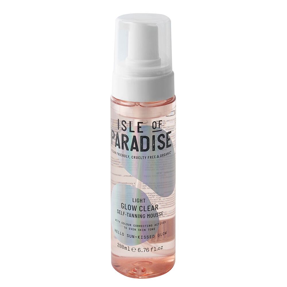 Isle Of Paradise Glow Clear SelfTanning Mousse Light 200ml