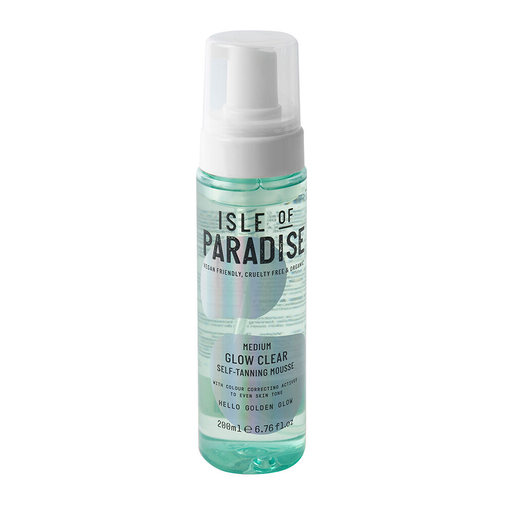 Isle Of Paradise Glow Clear SelfTanning Mousse Medium 200ml