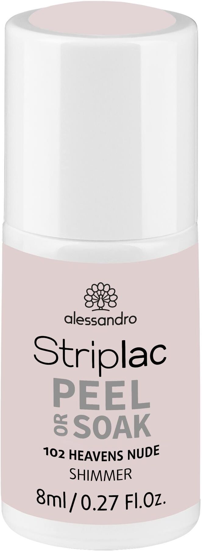 Alessandro Gel-Nagellack »Striplac 2.0 He«, LED-Nagelgel beige