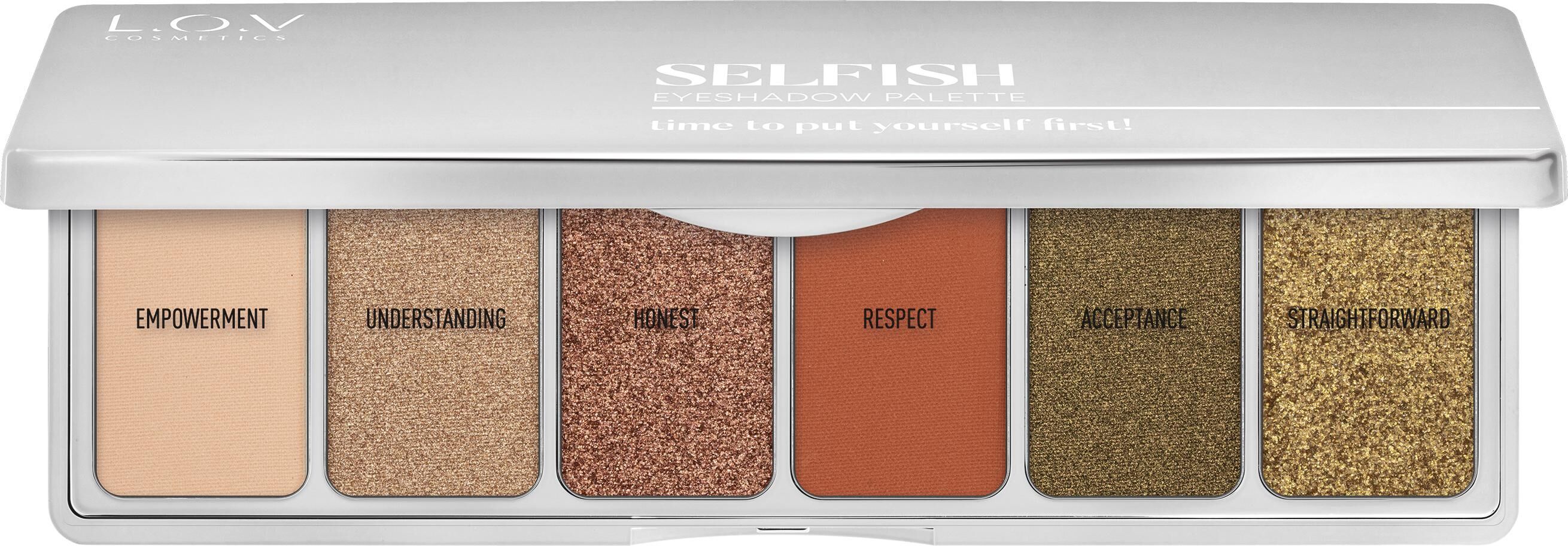 L.O.V Lidschatten-Palette »Selfish m« bunt