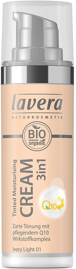 lavera Trend sensitiv Teint Tinted Moisturising Cream 3in1 Q10 Nr. 01 Ivory Light 30.0 ml