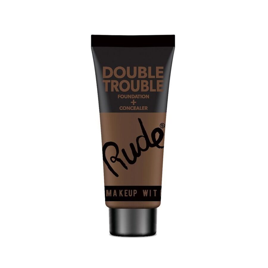 Rude Cosmetics Double Trouble Foundation + Concealer Espresso 30.0 ml