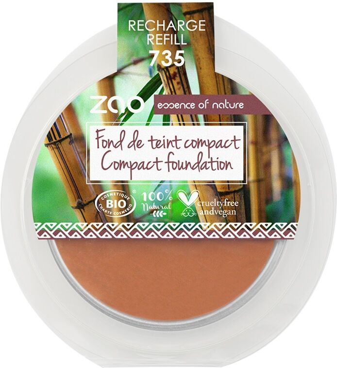 ZAO Refill Compact Foundation 735 Chocolate 6.0 g