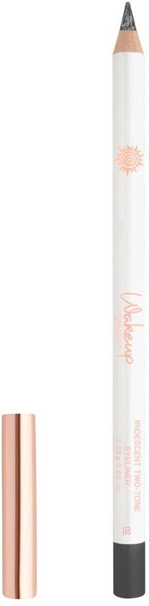 Wakeup Cosmetics Iridescent Two-Tone Eyeliner White Topaz 2.28 g