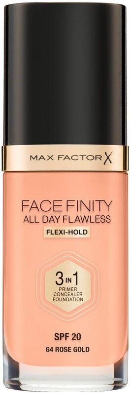 Max Factor Facefinity All Day Flawless 3 in 1 Foundation Nr. 64 Rose Gold 30.0 ml