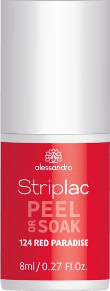 Alessandro Striplac Peel or Soak 124 Red Paradise 8 ml Nagellack