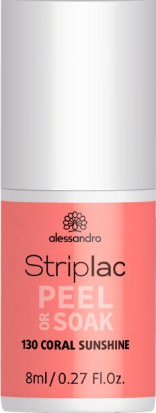 Alessandro Striplac Peel or Soak 130 Coral Sunshine 8 ml Nagellack