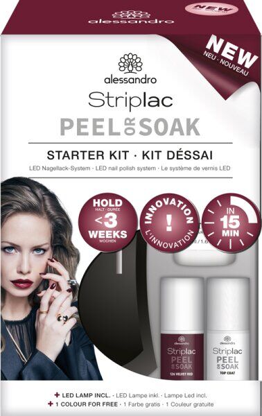 Alessandro Striplac Peel or Soak Striplac Starter Kit Nagellack-Set