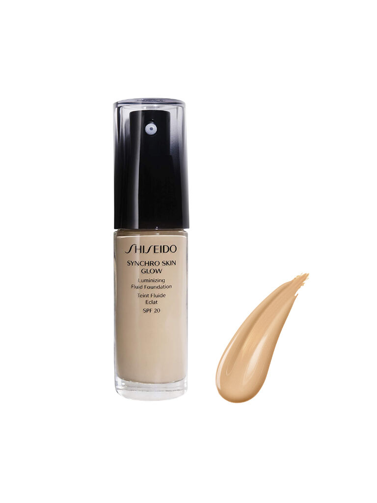 SHISEIDO Synchro Skin Glow Luminizing Fluid Foundation SPF20 30ml (3 Goldern)