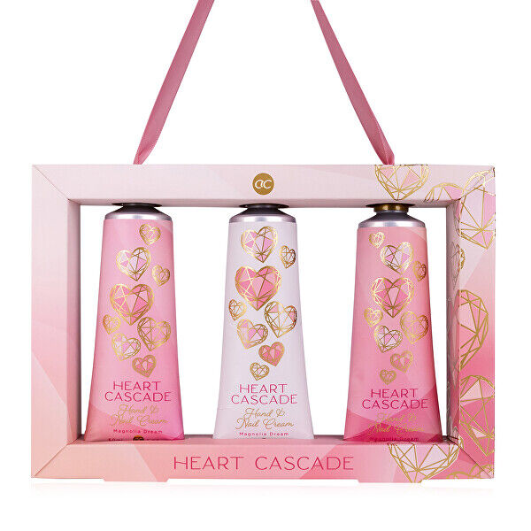 Accentra Dárková sada péče o ruce Heart Cascade 3 x 60 ml