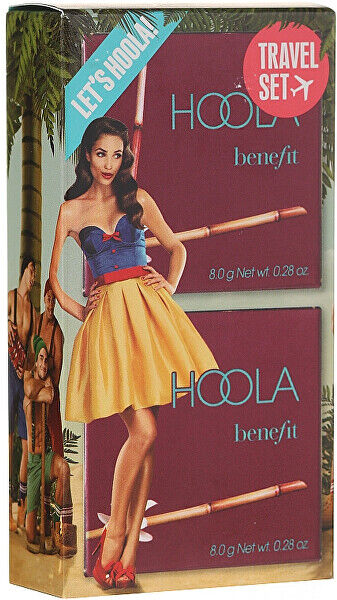 Benefit Bronzující pudr Let’s Hoola (Bronzing Duo) 2 x 8 g