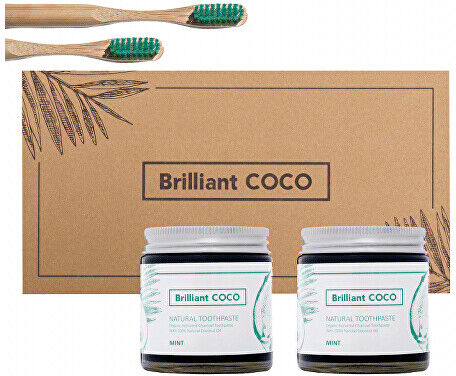 Brilliantcoco Dárkový set péče o zuby Zero Waste