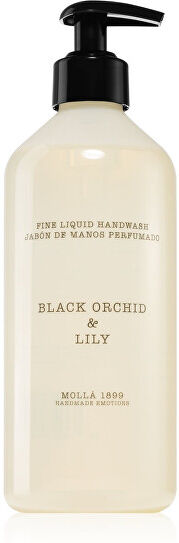 Cereria Mollá Parfémované tekuté mýdlo na ruce Black Orchid & Lily (Hand Wash) 500 ml