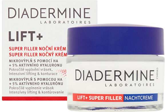 Diadermine Noční krém pro vyplnění vrásek Lift+ Super Filler 50 ml