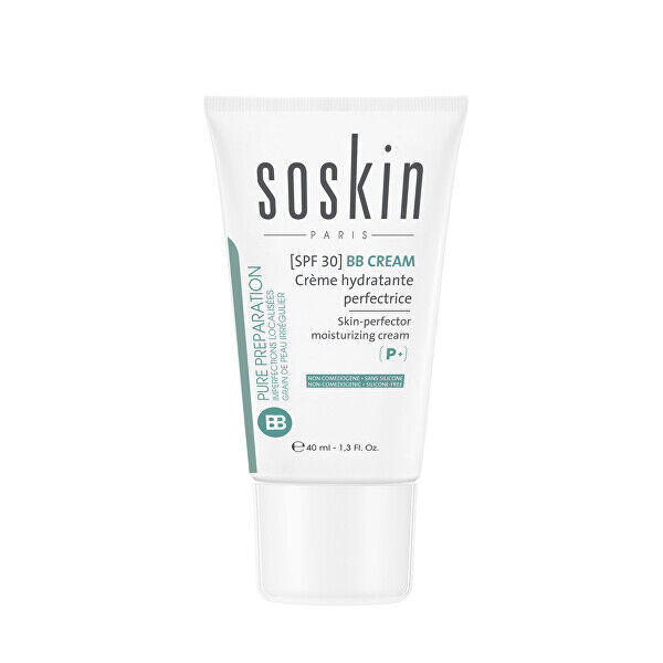 Soskin Paris Hydratační BB krém pro mastnou pleť SPF 30 (Skin Protector Moisturising Cream) 01 Light