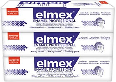 Elmex Zubní pasta Dental Enamel Professional 3 x 75 ml