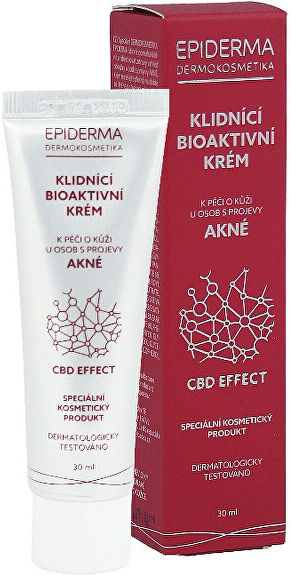 Epiderma Bioaktivni krém na akné CBD Effect 30 ml