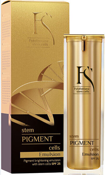 Fytofontana Stem Cells Pigment Emulsion - Emulze s kmenovými buňkami na zesvětlení pigmentace SPF 25 30 ml