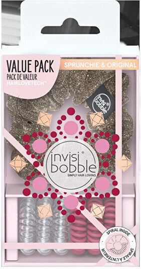 Invisibobble Dárková sada gumiček do vlasů British Royal Duo Queen for a Day