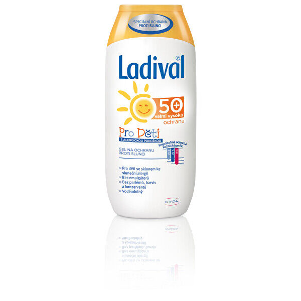 Ladival Gel na opalování pro citlivou pokožku dětí OF 50 200 ml