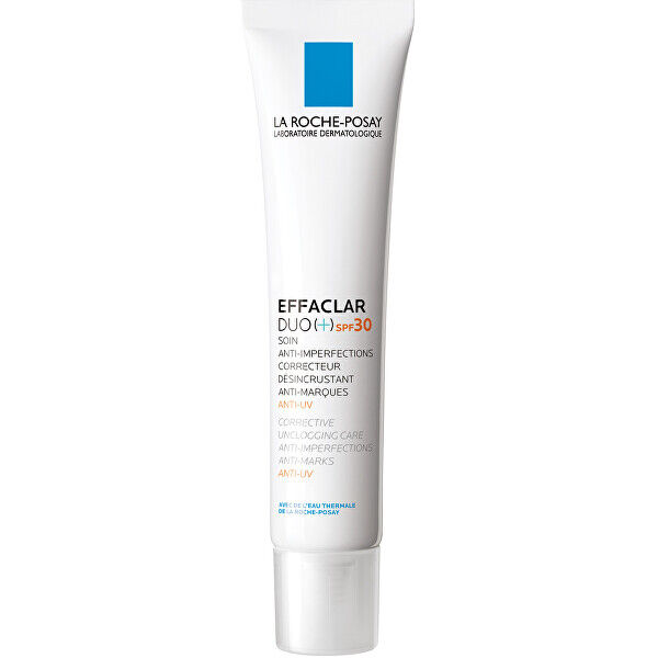 La Roche Posay Korekční obnovující krém proti nedokonalostem pleti SPF 30 Effaclar DUO + (Corrective and Unclogging Anti-Imperfection Care) 40 ml