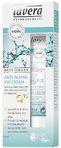 Lavera Oční krém s koenzymem Q10 (Anti-Ageing Eye Cream) 15 ml