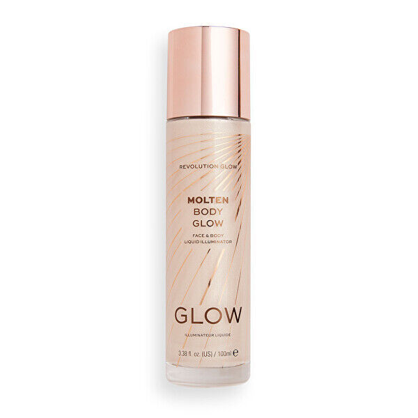 Revolution Tekutý rozjasňovač Revolution Glow (Molten Body Gold) 100 ml