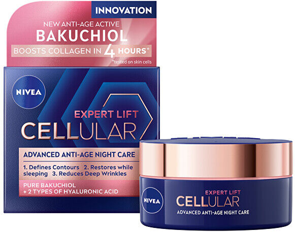 Nivea Remodelační noční krém Hyaluron Cellular Filler (Elasticity Night Cream) 50 ml