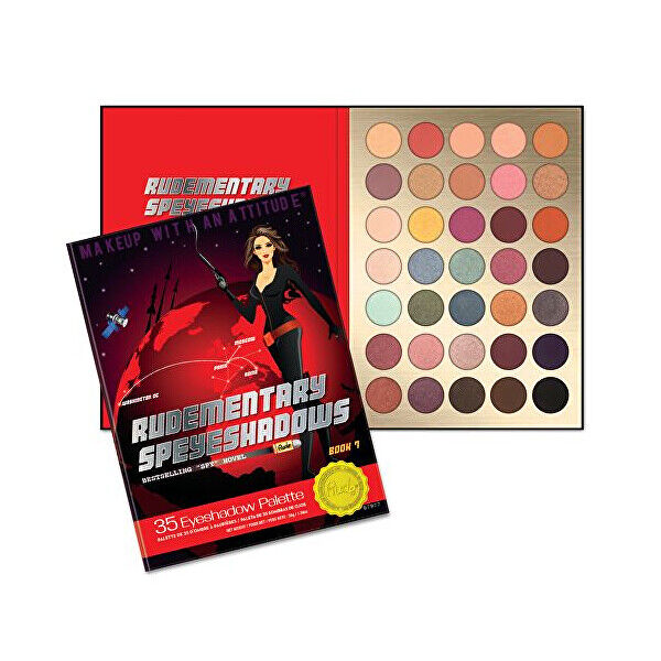 RUDE® Cosmetics Paletka 35 očních stínů Rudementary Speyeshadow (35 Eyeshadow Palette) 52,5 g