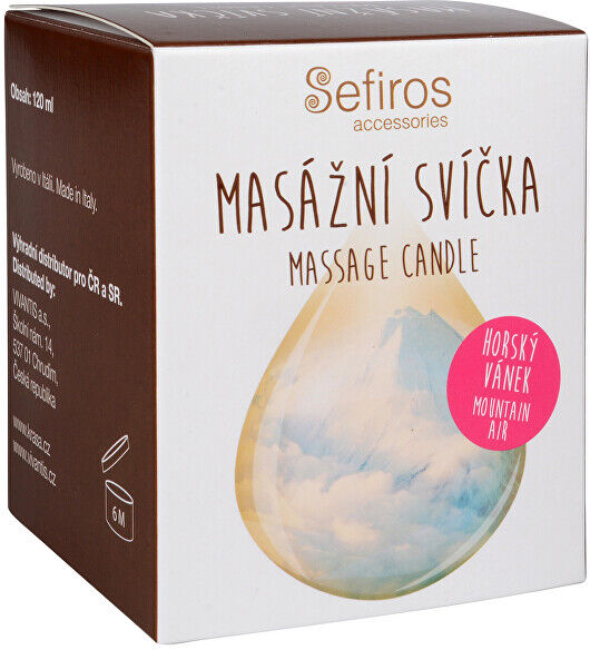 Sefiros Masážní svíčka Horský vánek (Massage Candle) 120 ml