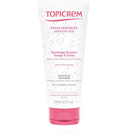 Topicrem Jemný tělový peeling pro citlivou pokožku (Gentle Scrub) 200 ml