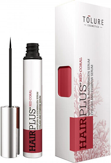 Tolure Cosmetics Veganské sérum na řasy a obočí Hairplus Red Coral 3 ml