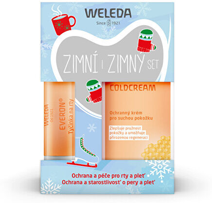 Weleda Zimní set s ochranou a péčí pro rty a pleť