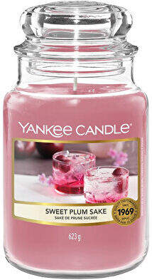 Yankee Candle Aromatická svíčka Classic velká Sweet Plum Sake 623 g