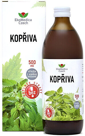 EkoMedica Czech Kopřiva - výtažek z kopřivy dvoudomé 500 ml