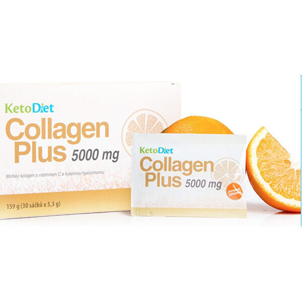 KetoDiet Collagen Plus 5000 mg - příchuť pomeranč