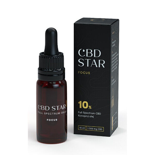 CBD STAR CBD “FOCUS” OLEJ – 10% CBD 10 ml