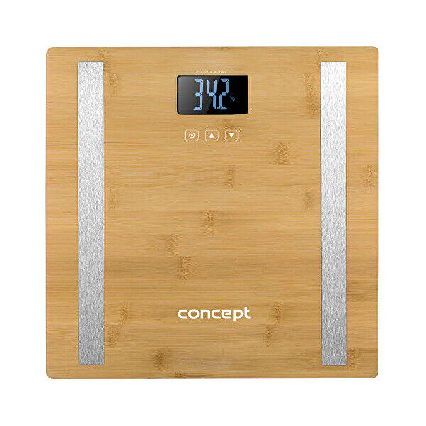 Concept Osobní váha diagnostická 180 kg PERFECT HEALTH, bamboo VO3000