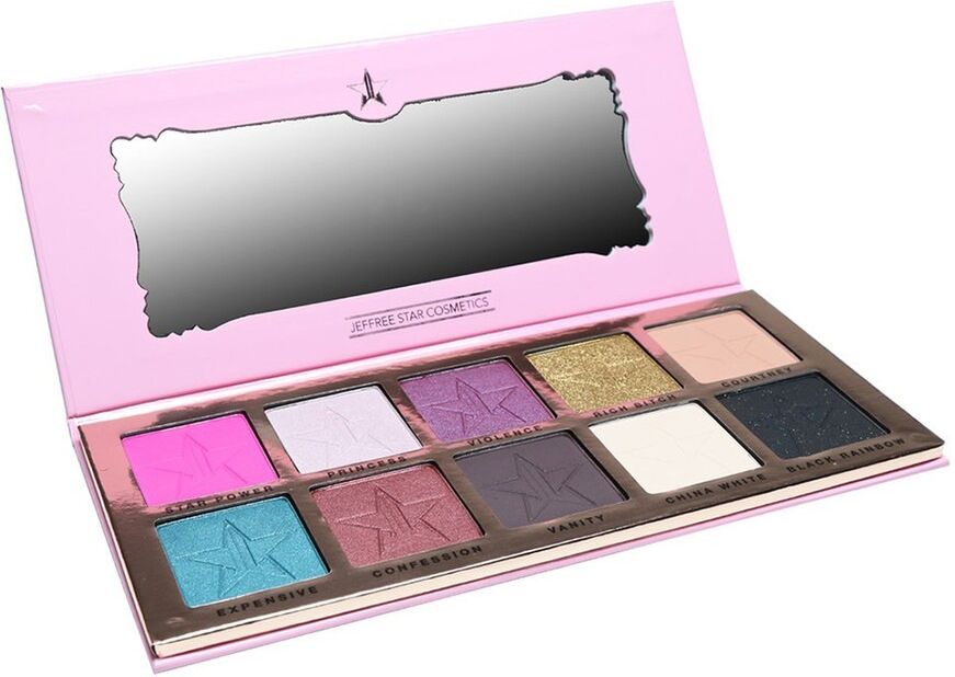 Jeffree Star Cosmetics Palette Augen-Make-up Lidschatten Silber