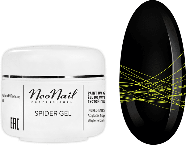 NEONAIL Spider Gel 5 g - Neon Yellow