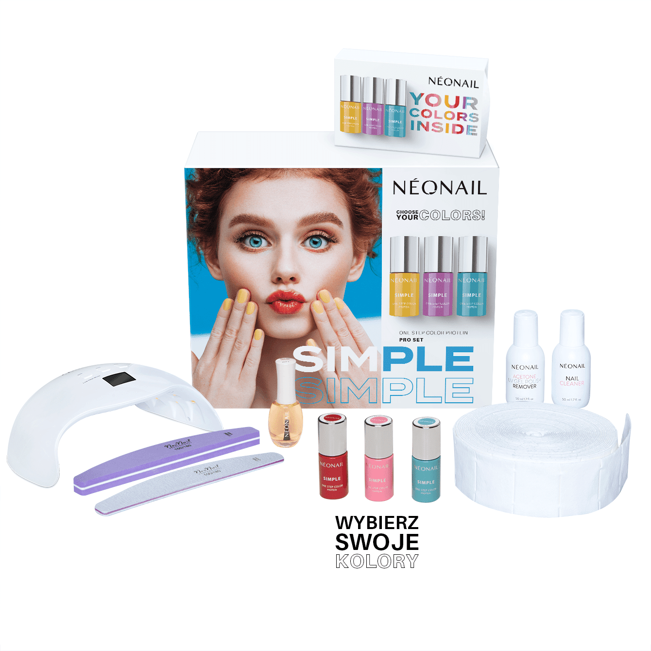 NEONAIL SIMPLE One Step Color Protein PRO Starter Set