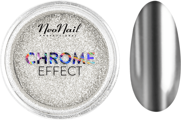 NEONAIL Pyłek Chrome Effect – Silver