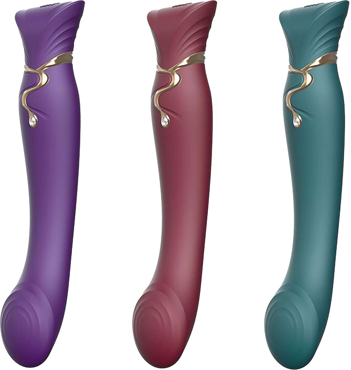 ZALO Vibromasseur Point G Connecté Chauffant Queen Legend - Couleur : Rouge