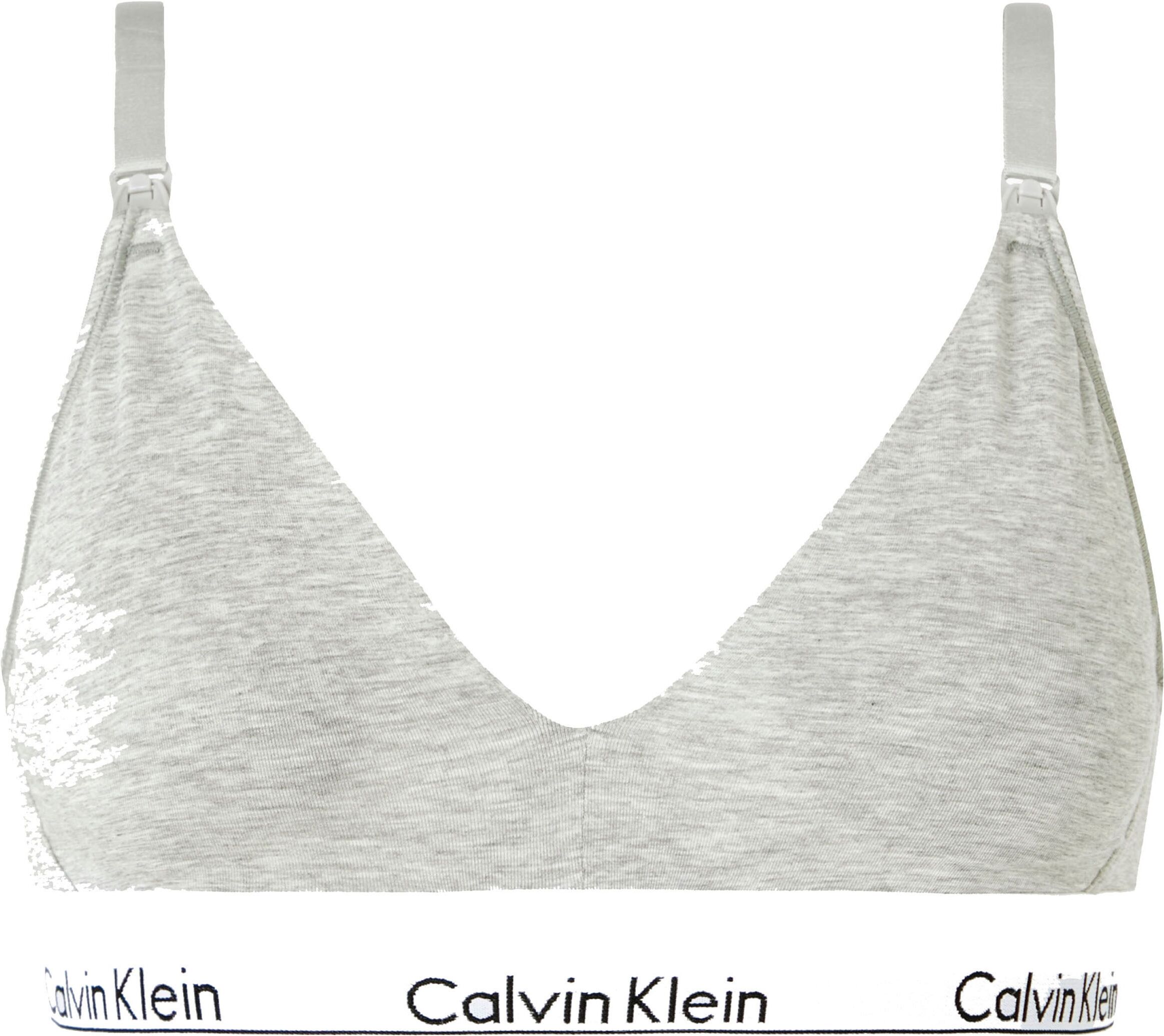 Calvin Klein Still-BH, mit Logo Unterbrustband grau